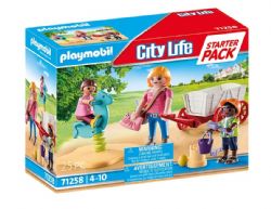 PLAYMOBIL CITY LIFE - STARTER PACK NOURRICE AVEC ENFANTS #71258